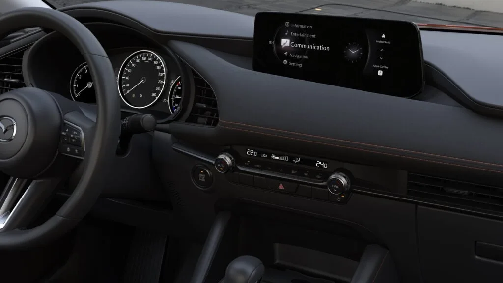 Mazda 3 Grand Touring LX Carbon Edition, interior