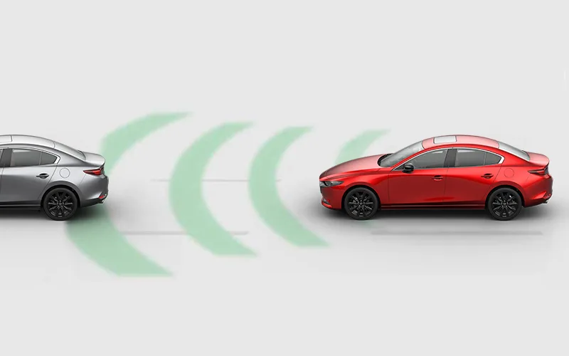 Mazda 3 — Alerta de Distancia y Velocidad (DSA)